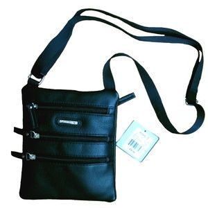Stone & Co Black Leather Small Crossbody Bag ~ NWT